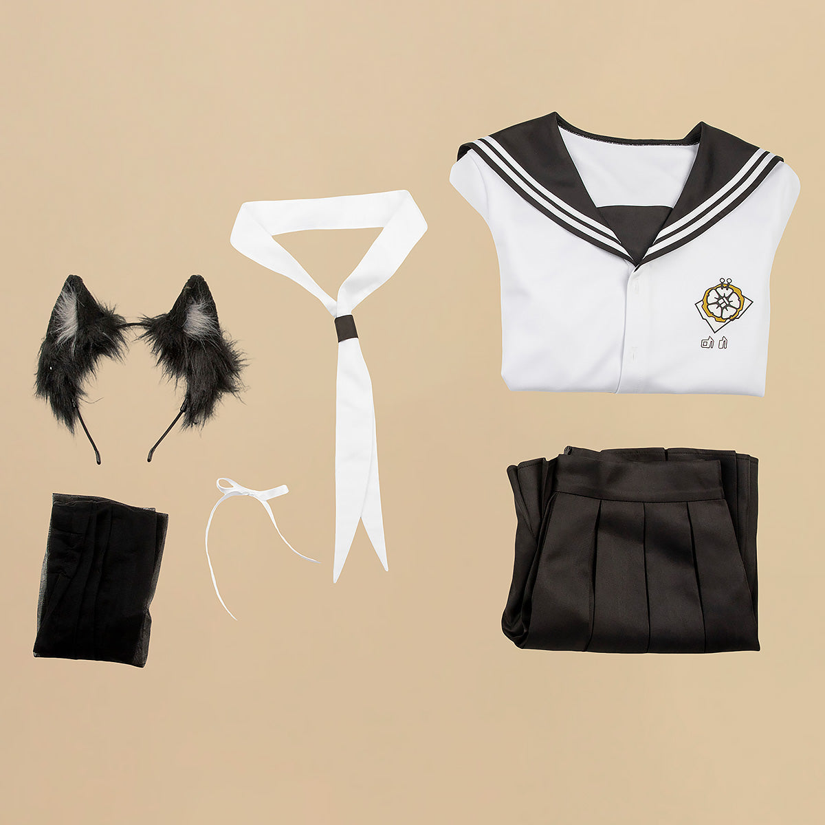 Azur Lane Atago Schul-Traumerei-Uniform Halloween Cosplay Kostüm