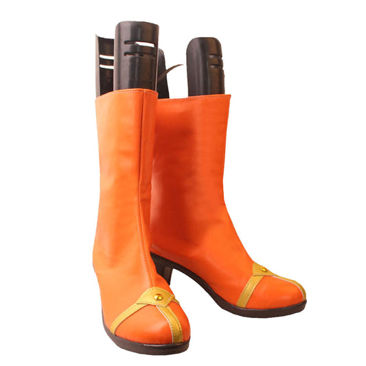 The Legend of Zelda: Tears of the Kingdom Purah Orange Cosplay Shoes