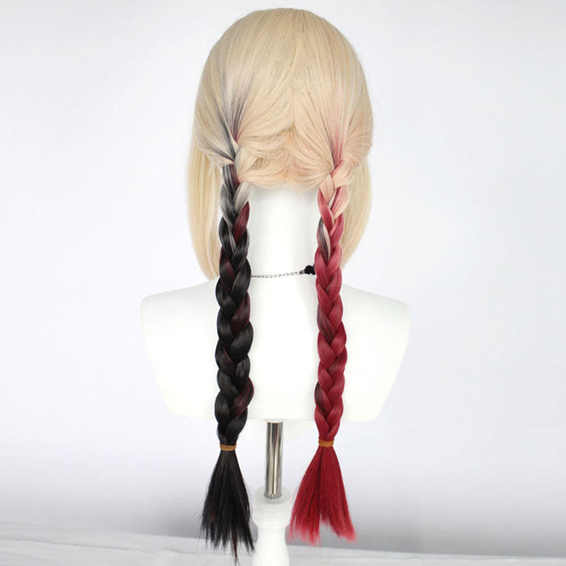 The Suicide Squad 2 Harley Quinn Golden Red Cosplay Wig