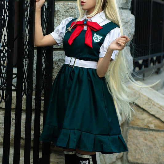 Costume de cosplay Halloween de Danganronpa 2: Goodbye Despair Dangan Ronpa Sonia Nevermind