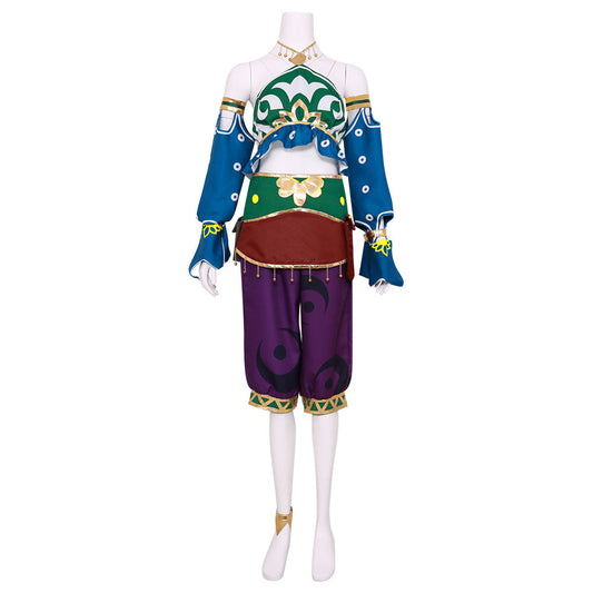 The Legend of Zelda: Breath of the Wild Female Link Gerudo Outfit Cosplay Costume