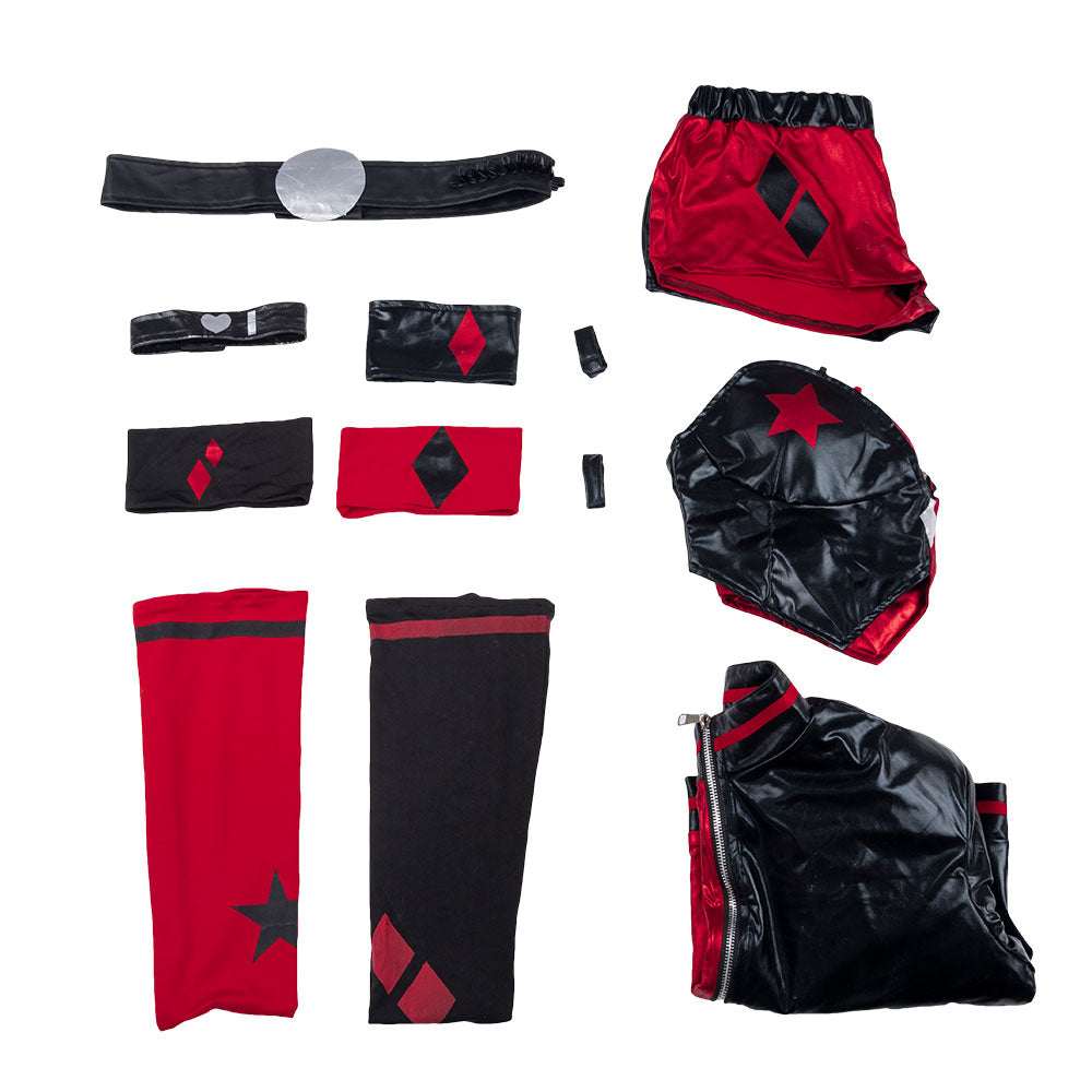 DC Comics Red White & Black: Harley Quinn Cosplay Costume