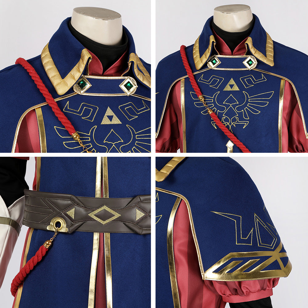 The Legend of Zelda: Tears of the Kingdom Link Königliche Garde Uniform Cosplay Kostüm