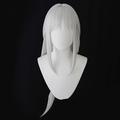 Azur Lane USS Massachusetts Dressed to Impress White Silver Cosplay Wig