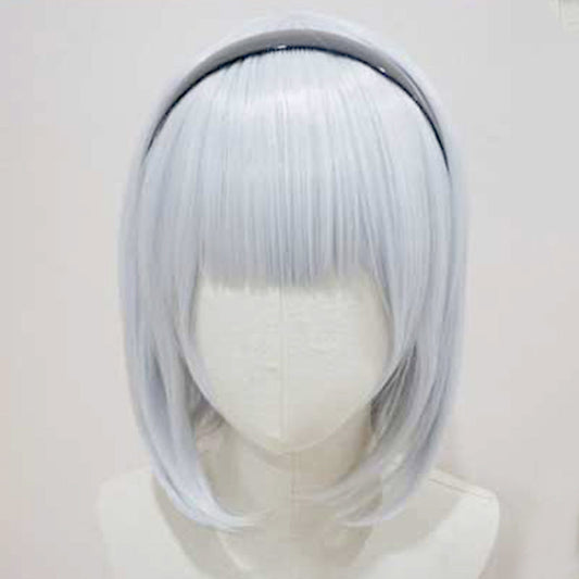 Azur Lane Dido Bisque Doll Silberweiße Cosplay Perücke