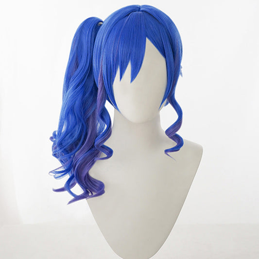 Azur Lane St. Louis Luxusgriff Blaue Cosplay-Perücke