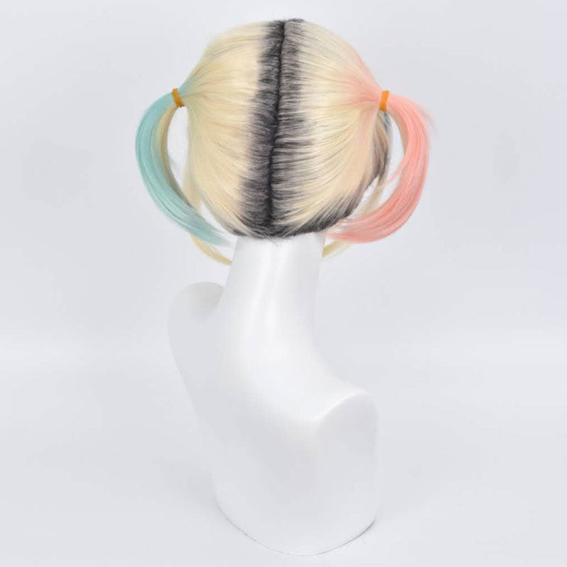 DC Birds of Prey Harley Quinn Goldene Cosplay Perücke