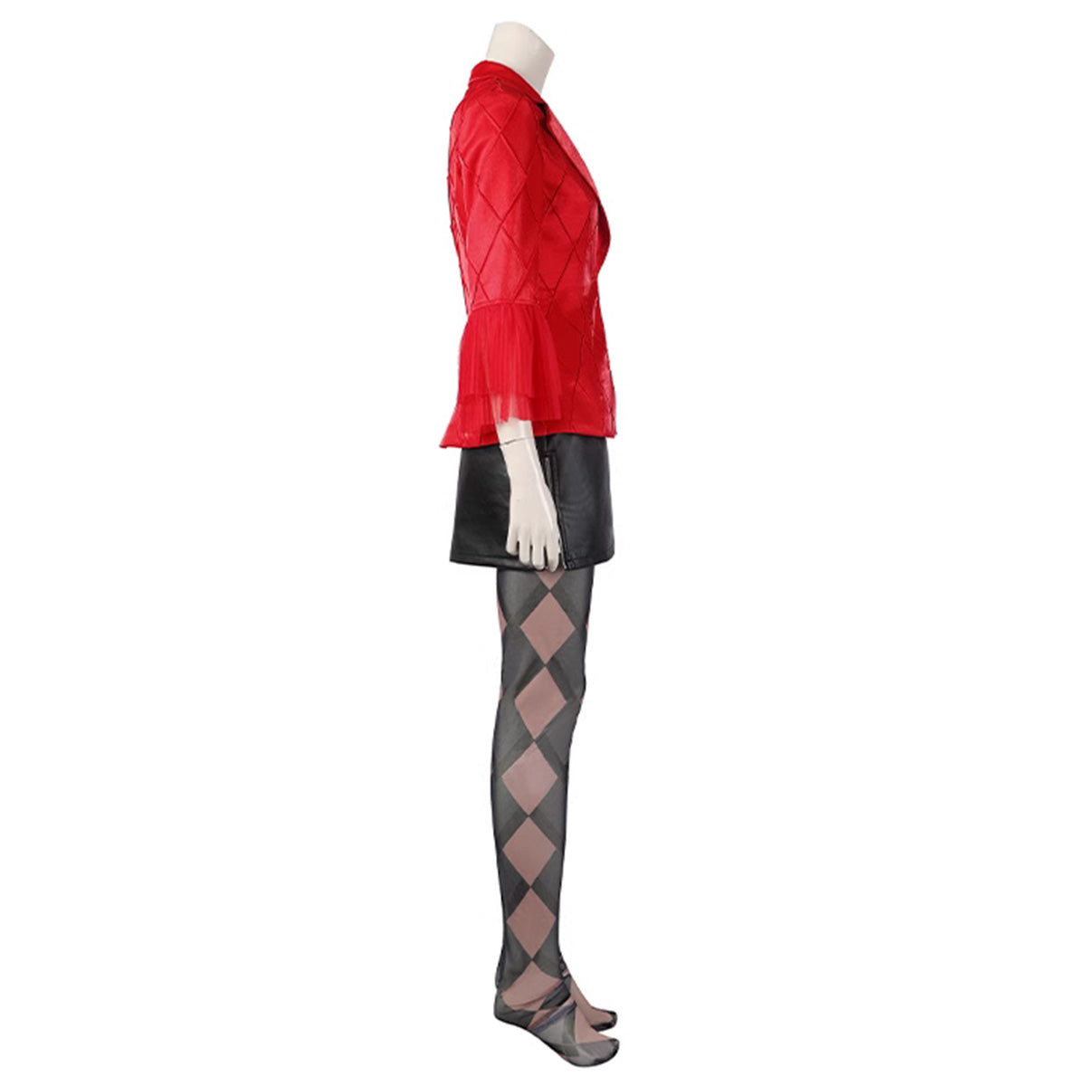 Joker: Folie à Deux Harley Quinn Veste de costume rouge et noire Cosplay