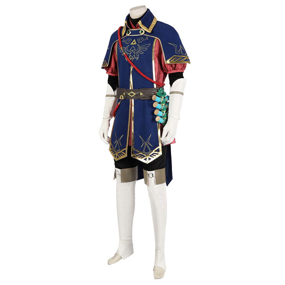 The Legend of Zelda: Tears of the Kingdom Link Königliche Garde Uniform Cosplay Kostüm