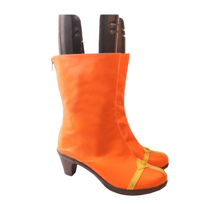 The Legend of Zelda: Tears of the Kingdom Purah Orange Cosplay Shoes