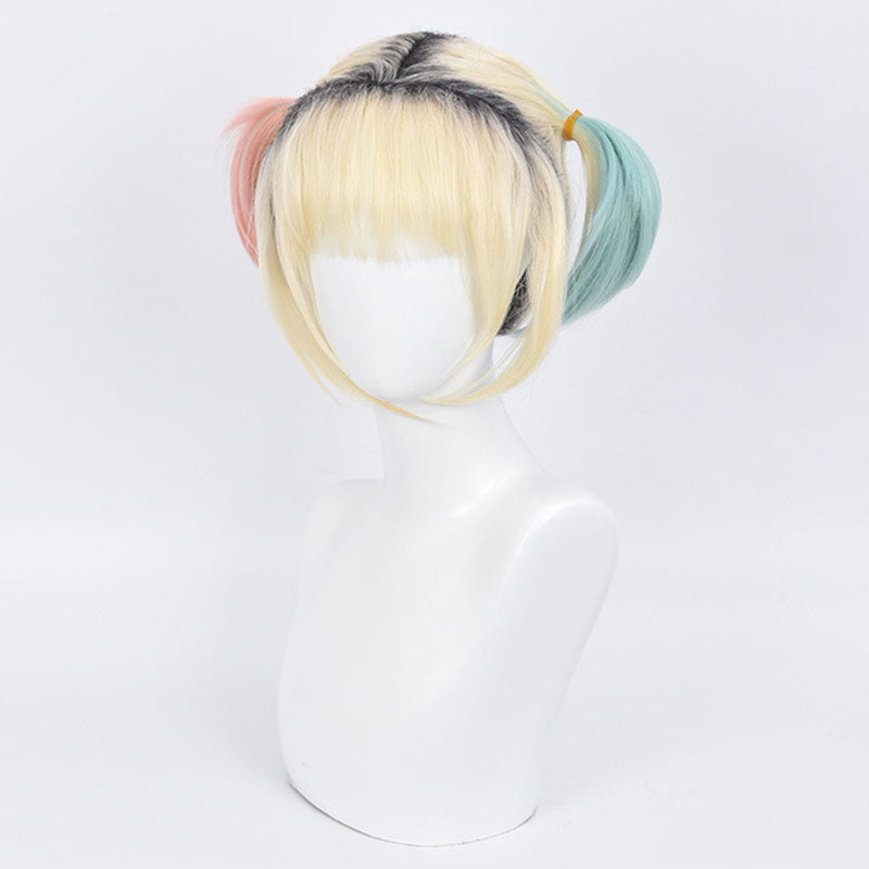 DC Birds of Prey Harley Quinn Goldene Cosplay Perücke
