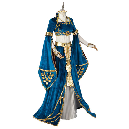 The Legend of Zelda Breath of the Wild Princess Zelda Premium Edition Cosplay Costume