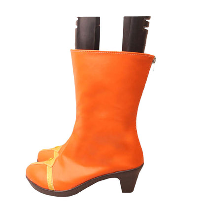 The Legend of Zelda: Tears of the Kingdom Purah Orange Cosplay Shoes