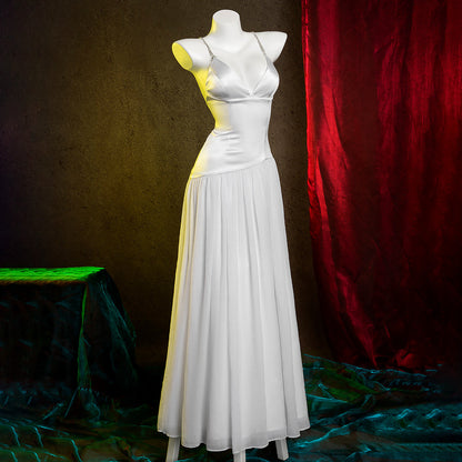 Joker: Folie à Deux Harley Quinn White Dress Cosplay Costume