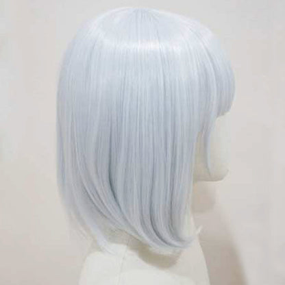 Perruque de Cosplay Azur Lane Dido Bisque Doll Blanc Argenté