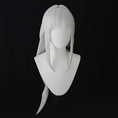 Azur Lane USS Massachusetts Dressed to Impress White Silver Cosplay Wig