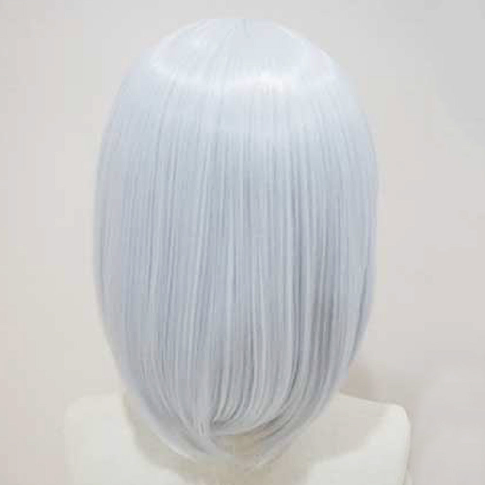 Perruque de Cosplay Azur Lane Dido Bisque Doll Blanc Argenté