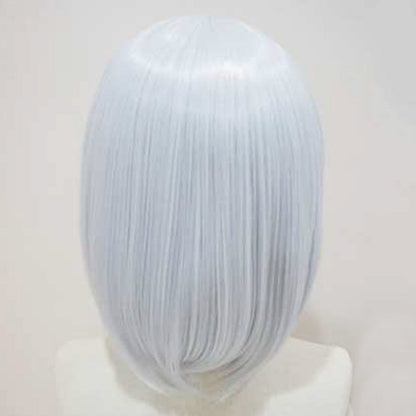 Perruque de Cosplay Azur Lane Dido Bisque Doll Blanc Argenté