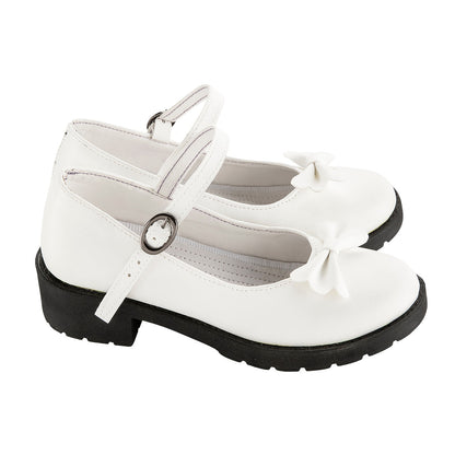 Danganronpa Dangan Ronpa : Trigger Happy Havoc Chihiro Fujisaki White Cosplay Shoes