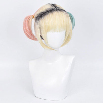 DC Birds of Prey Harley Quinn Goldene Cosplay Perücke