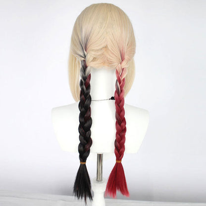 The Suicide Squad 2 Harley Quinn Golden Red Cosplay Wig