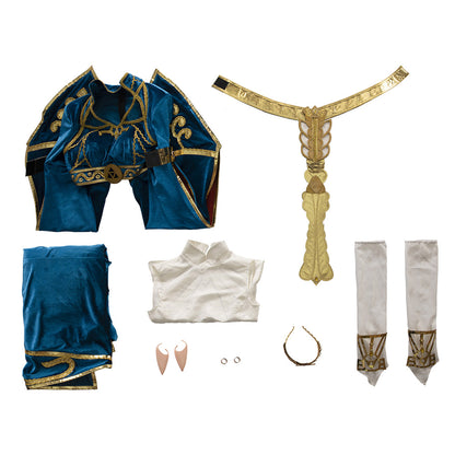 The Legend of Zelda Breath of the Wild Princess Zelda Premium Edition Cosplay Costume