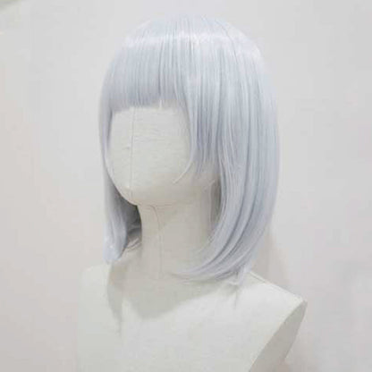Perruque de Cosplay Azur Lane Dido Bisque Doll Blanc Argenté