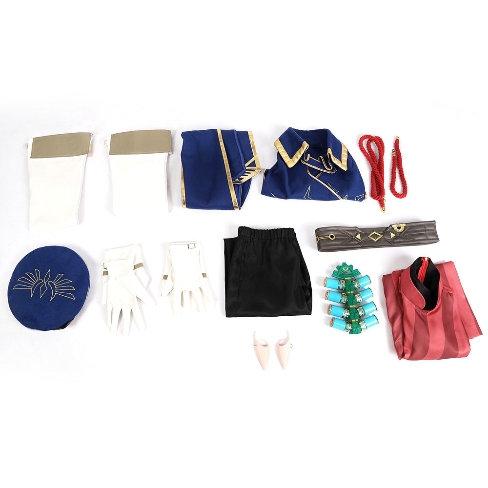 The Legend of Zelda: Tears of the Kingdom Link Königliche Garde Uniform Cosplay Kostüm