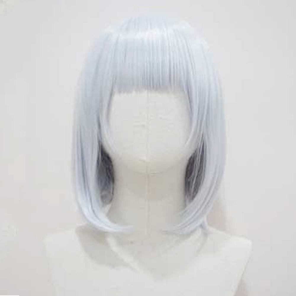 Perruque de Cosplay Azur Lane Dido Bisque Doll Blanc Argenté