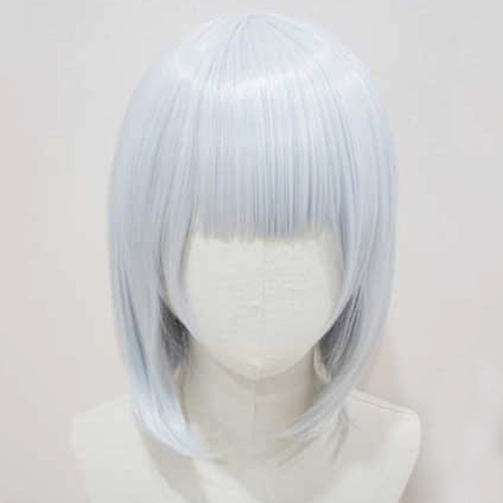 Perruque de Cosplay Azur Lane Dido Bisque Doll Blanc Argenté