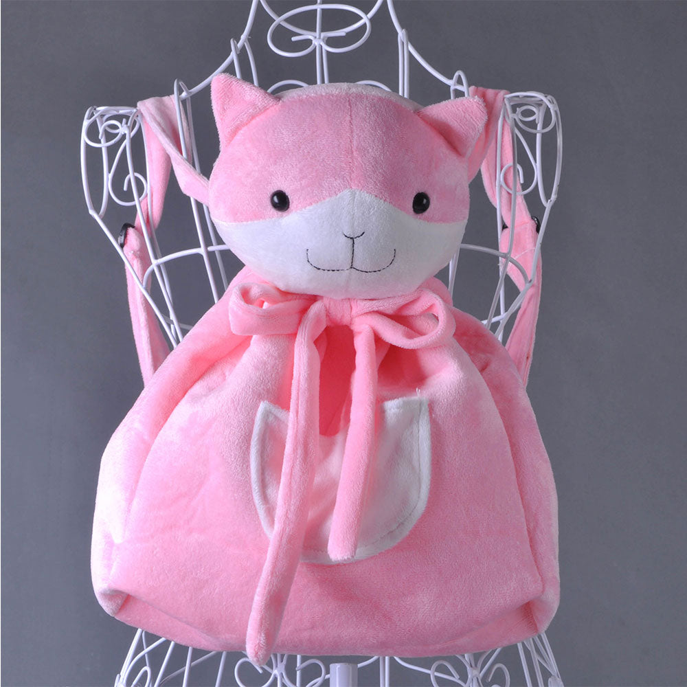 Danganronpa 2 Cute Chiaki Nanami Pink Cat Backpack Cosplay Accessory Prop