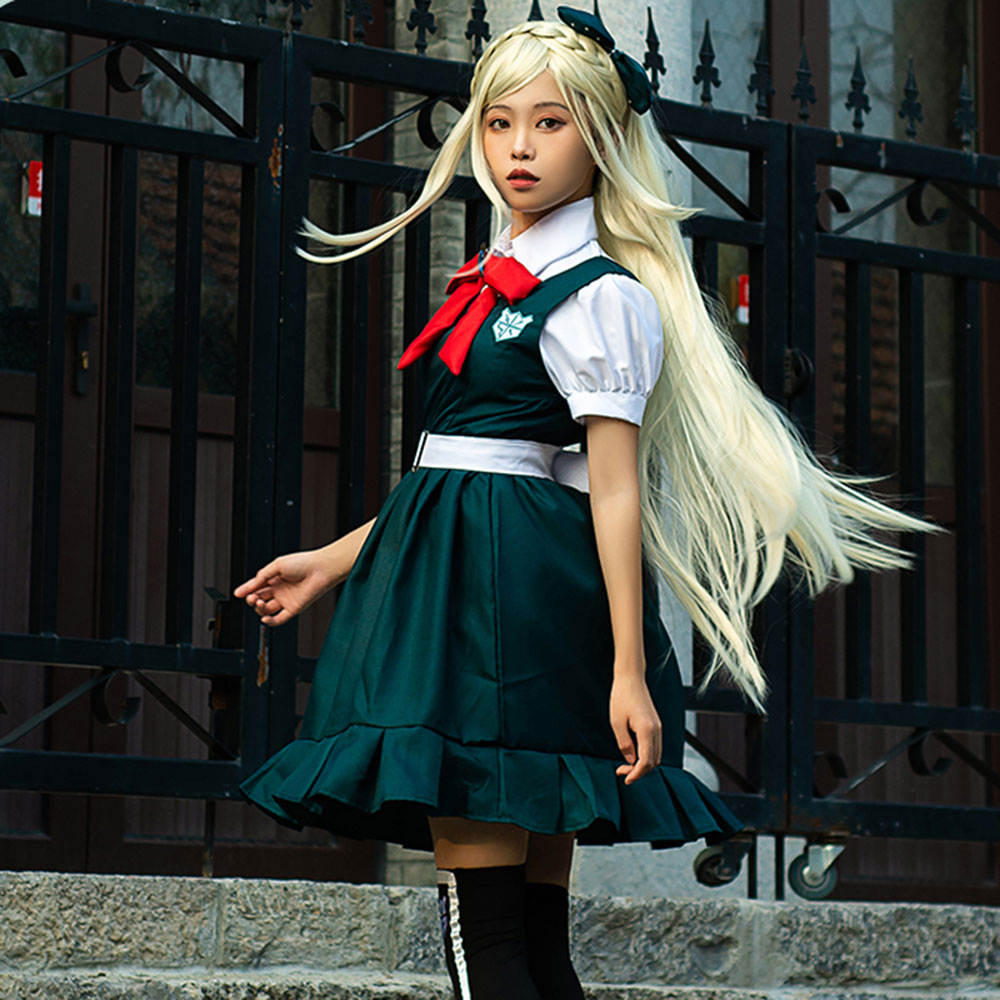 Costume de cosplay Halloween de Danganronpa 2: Goodbye Despair Dangan Ronpa Sonia Nevermind