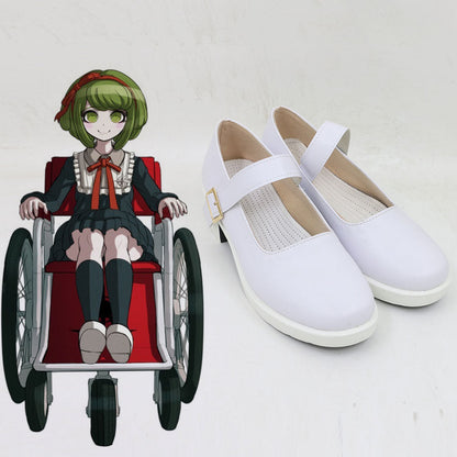 Danganronpa Another Episode: Ultra Despair Girls Monaca Towa White Cosplay Shoes
