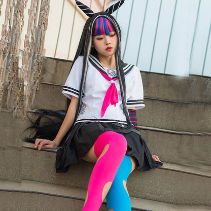 Danganronpa Dangan Ronpa 2: Goodbye Despair Ibuki Mioda Halloween Cosplay Kostüm