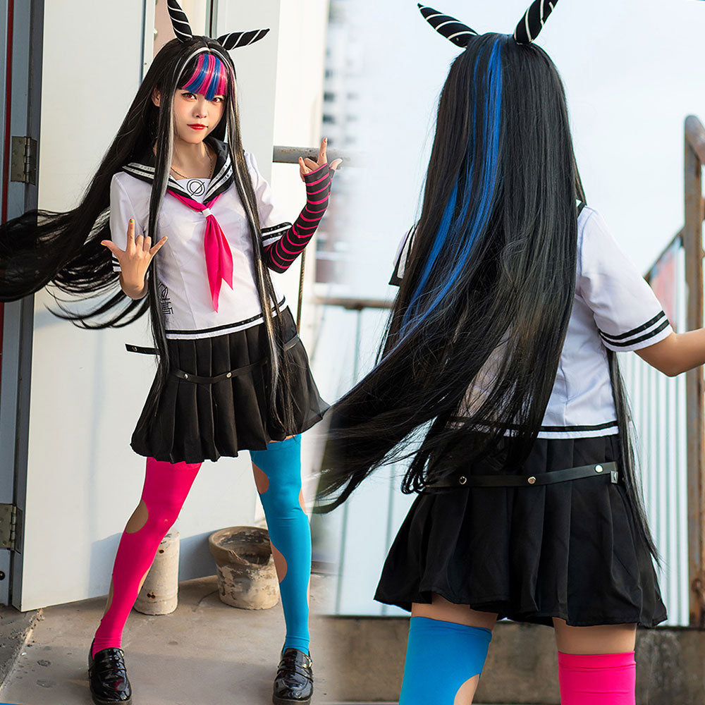 Danganronpa Dangan Ronpa 2: Goodbye Despair Ibuki Mioda Halloween Cosplay Kostüm
