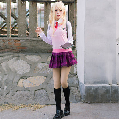 Danganronpa Dangan Ronpa V3: Killing Harmony Kaede Akamatsu Halloween Cosplay Kostüm
