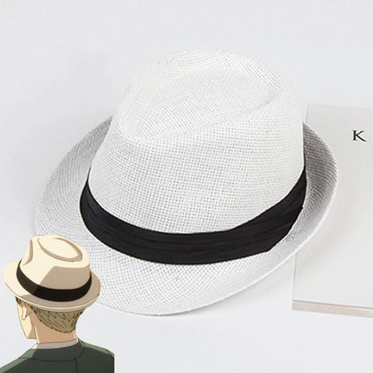 SPY×FAMILY Loid Forger White Hat Cosplay Accessory Prop