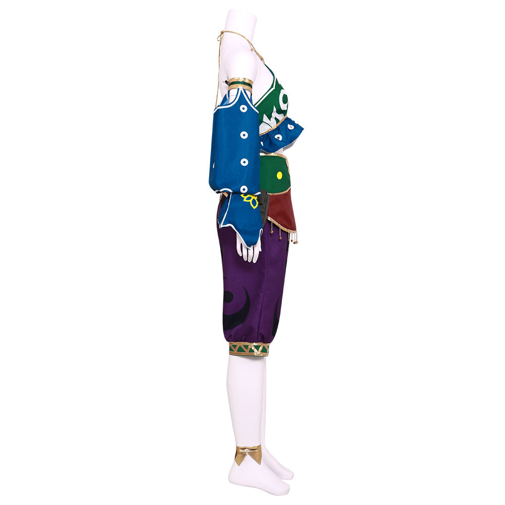 The Legend of Zelda: Breath of the Wild Weibliche Link Gerudo-Outfit Cosplay Kostüm
