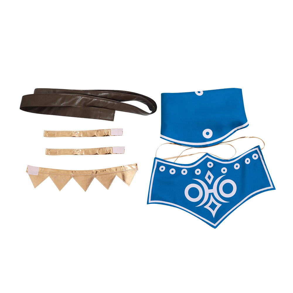 The Legend of Zelda: Breath of the Wild Weibliche Link Gerudo-Outfit Cosplay Kostüm