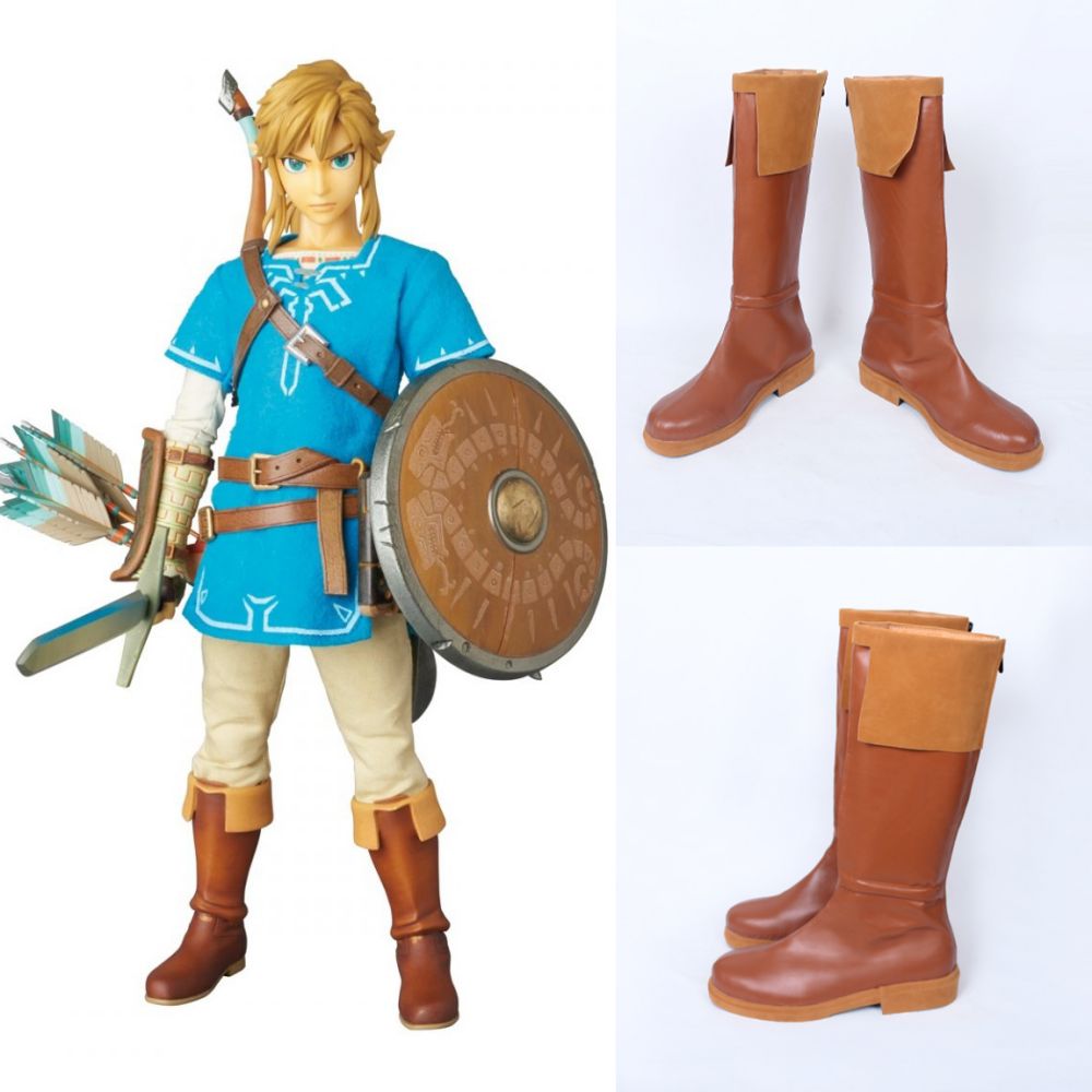 The Legend of Zelda: Breath of the Wild Link Shoes Cosplay Boots