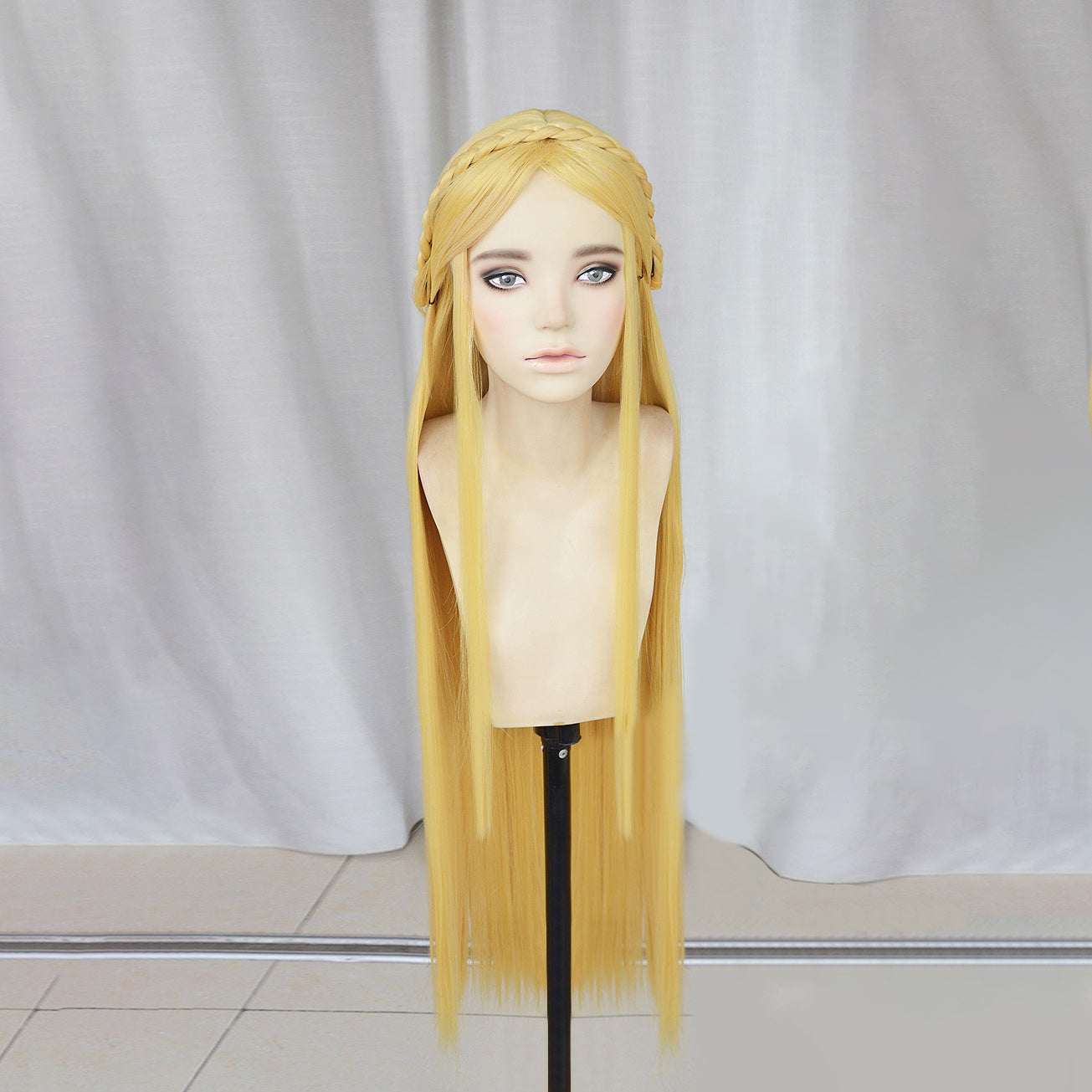 The Legend of Zelda: Breath of the Wild Prinzessin Zelda Goldene Cosplay Perücke