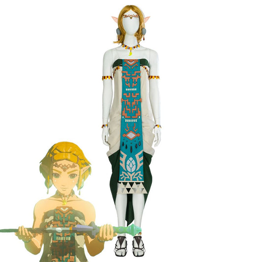 The Legend of Zelda: Tears of the Kingdom Princess Zelda (Zonai Dress) Cosplay Costume