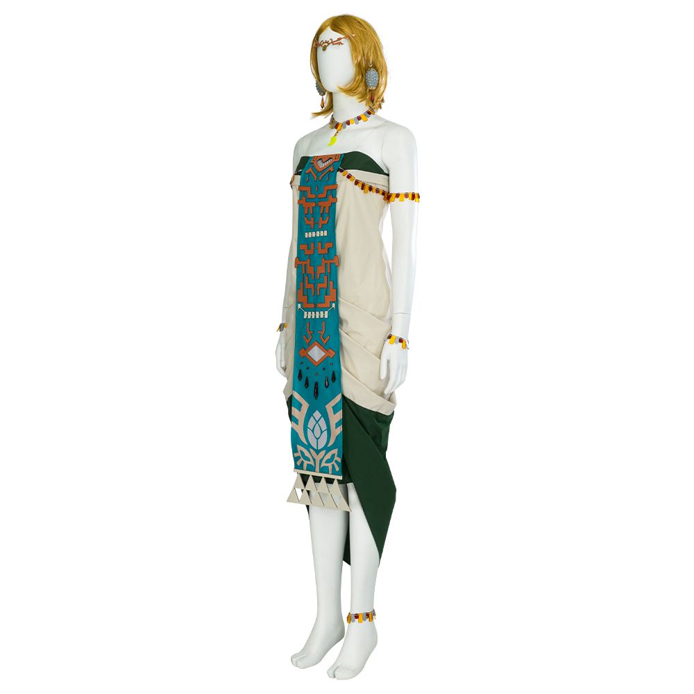 The Legend of Zelda: Tears of the Kingdom Prinzessin Zelda (Zonai-Kleid) Cosplay-Kostüm