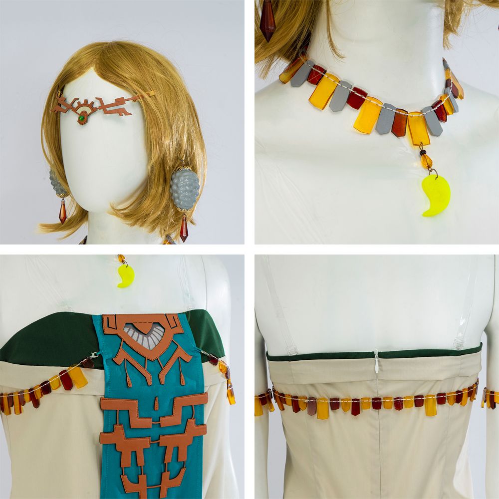 The Legend of Zelda: Tears of the Kingdom Prinzessin Zelda (Zonai-Kleid) Cosplay-Kostüm