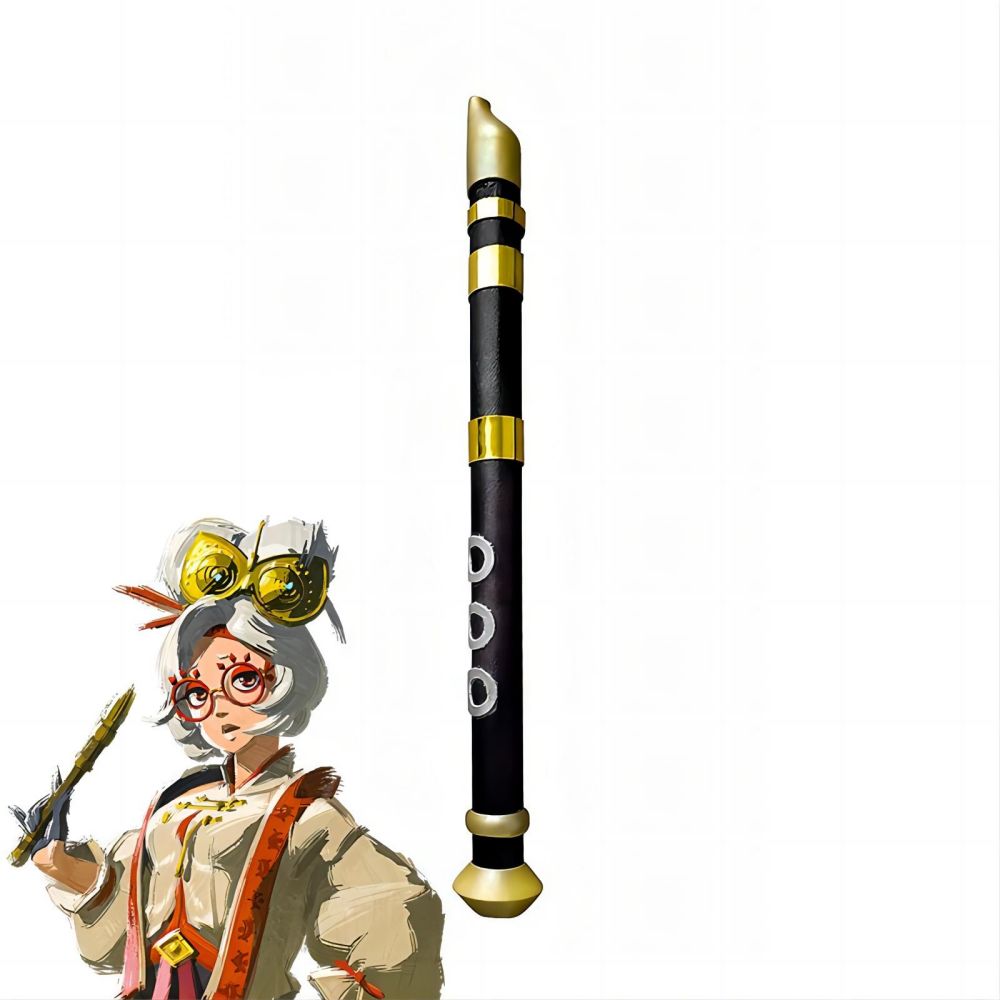 The Legend of Zelda: Tears of the Kingdom Purah Flute Cosplay Accessory Prop