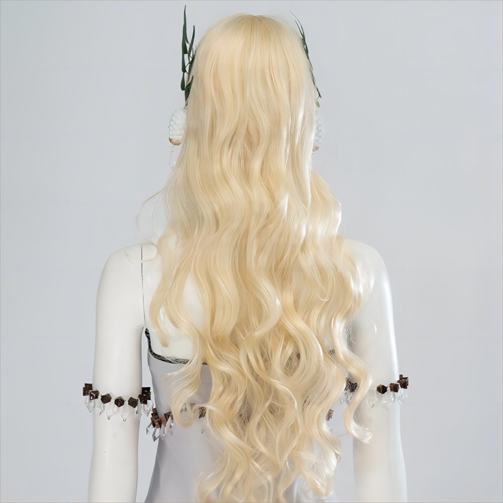 The Legend of Zelda: Tears of the Kingdom Königin Sonia Goldene Cosplay Perücke