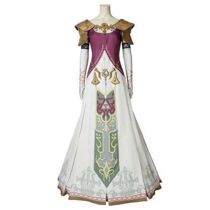 The Legend of Zelda Zeruda No Densetsu Twilight Princess Prinzessin von Hyrule Zeruda Hime Cosplay Kostüm