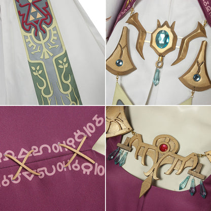 The Legend of Zelda Zeruda No Densetsu Twilight Princess Prinzessin von Hyrule Zeruda Hime Cosplay Kostüm